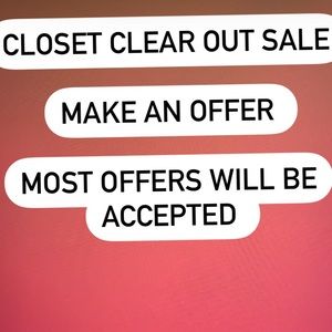 Trying to find some rooms in my closet, bundle and send me an offer